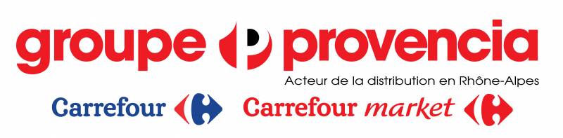 Distributeur grande distribution GROUPE PROVENCIA, CARREFOUR et CARREFOUR MARKET Rhône-Alpes
